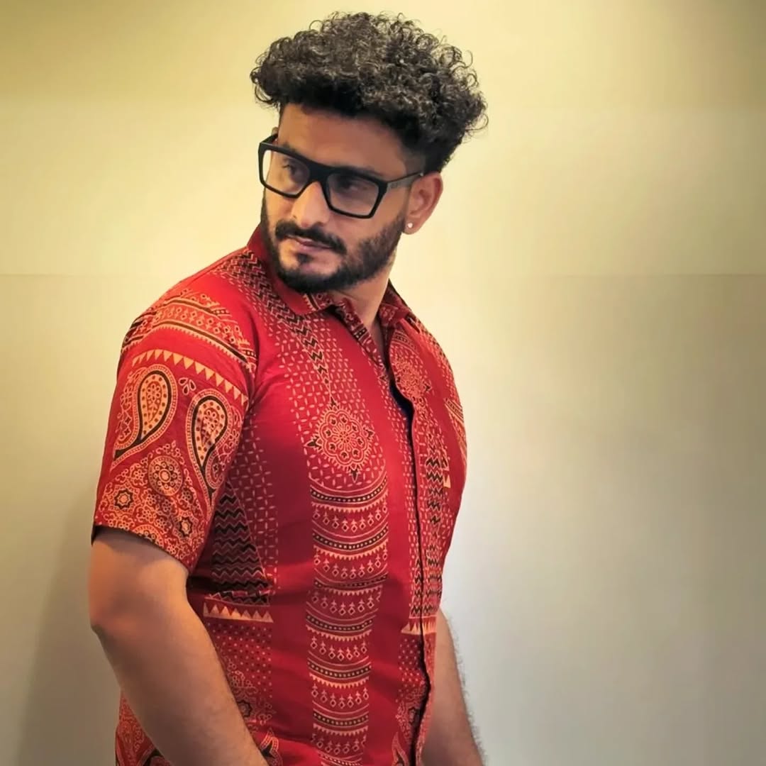 Luxury Red Crimson Ajrakh. Summer comfort with effortless style. Perfect for modern Wardrobe. - Image 2